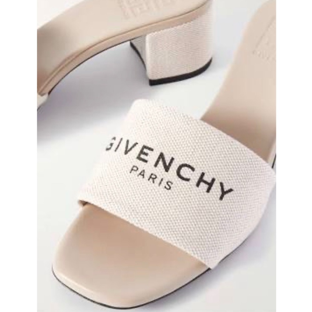 GIVENCHY 4g Slide Sandal In Beigeblack 41.5 - Picture 3 of 13